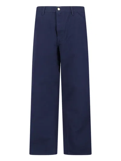 Carhartt Straight-leg Trousers In Blue