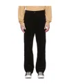 Carhartt Single-knee Corduroy Trousers In Black