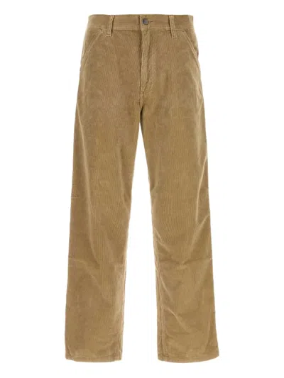 CARHARTT SINGLE-KNEE CORDUROY TROUSERS