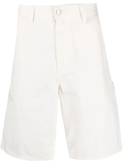 Carhartt Single Knee Cotton Shorts In Weiss