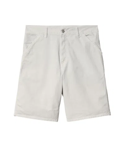 Carhartt Single-knee Cotton Shorts In White