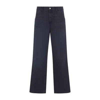 CARHARTT SINGLE KNEE DARK BLUE COTTON PANTS