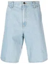 Carhartt Single Knee Short Blue In Blue