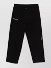 Carhartt Black Canvas Og Single Knee Graphic Trousers In Black