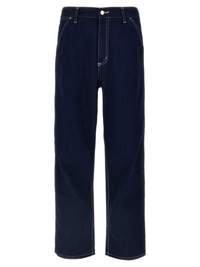 Carhartt Single Knee Jeans In Blue