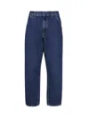 Carhartt Single Knee Pant Smith Denim In Blue /stone Washed