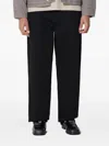 Carhartt Single Knee Logo-patch Trousers In Black