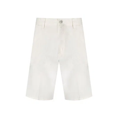 CARHARTT SINGLE KNEE OFF-WHITE BERMUDA SHORTS