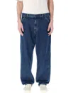Carhartt Wip Single Knee Pant In Blue Stone Wash