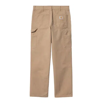 Carhartt Single Knee Pant Dearborn Canvas Peanut In Brown