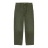 Carhartt Straight-leg Trousers In Green