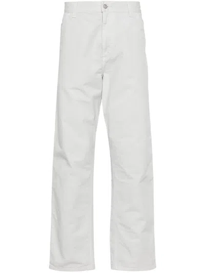 Carhartt Single Knee Pant Men Light Gray  In Cotton In White