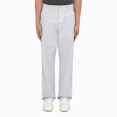 Carhartt Single Knee Pant Sonyc Silver In Cotton In Grey