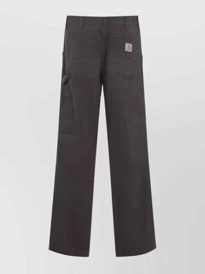 Carhartt Single Knee Pant Stitched Detailing In Blue