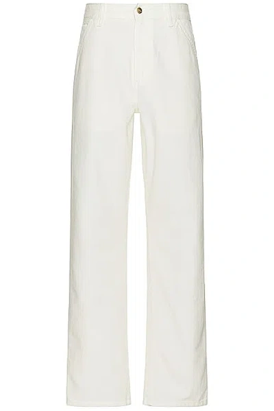 Carhartt Single Knee Pant In White