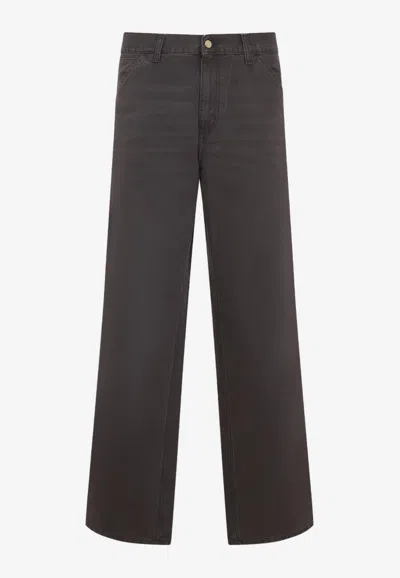 Carhartt Single Knee Pants In Brown
