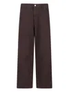 Carhartt Straight-leg Trousers In Brown