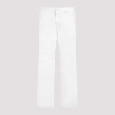 Carhartt Wip Single Knee Pants In F Bianco