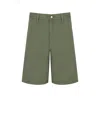 Carhartt Wip Single Knee Park Bermuda Shorts In Green