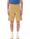 Carhartt Single Knee Canvas Shorts In Bourbon Garment Dyed