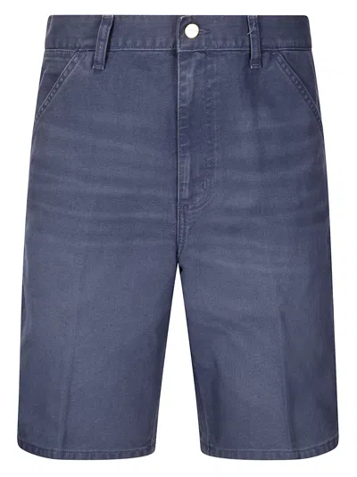 Carhartt Single Knee Bermuda And Short Blue In Neutral