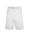 Carhartt Wip  Single Knee Off-white Bermuda Shorts In 35002