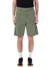 Carhartt Double Knee Bermuda And Short Green In Park