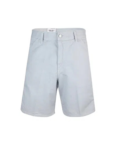 Carhartt Single Knee Short Sonic Silver In Grey