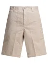 Carhartt Walter Single Knee Shorts Beige In Neutral