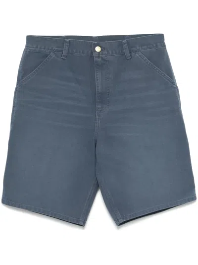 Carhartt Single Knee Shorts In Blue