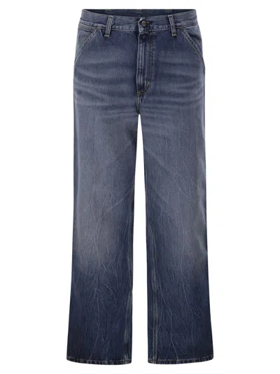 Carhartt Single Knee - Straight Fit Jeans In Blue