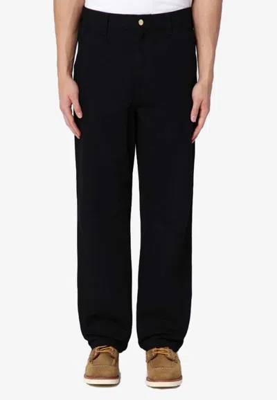 Carhartt Single Knee Straight-leg Pants In Black