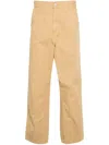Carhartt Single Knee Straight-leg Trousers In Neutrals
