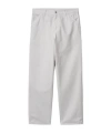 Carhartt Single Knee Pant Sonyc Silver In Cotton In White