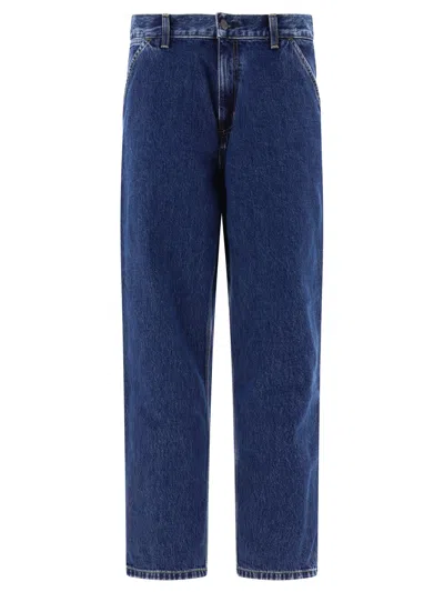 Carhartt Single Knee Trousers Blue