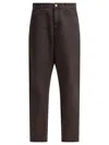Carhartt Single Knee Trousers Brown In Brown