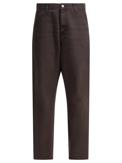 Carhartt Single Knee Trousers Brown