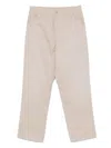 Carhartt Double Knee Cotton Blend Trousers In Neutrals