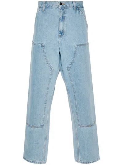 CARHARTT SKY BLUE DOUBLE KNEE DENIM JEANS