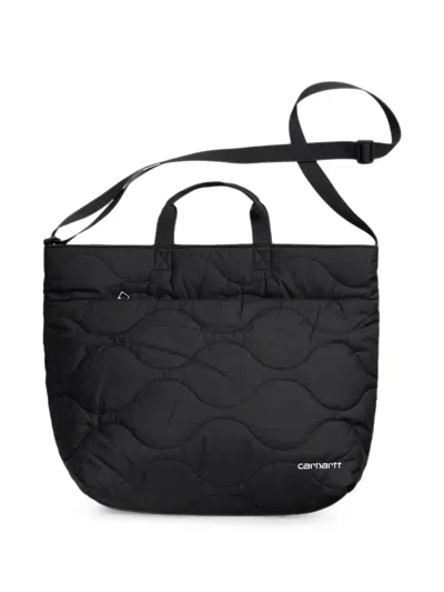 Carhartt Skye Quilted Ripstop Tote Bag In Black