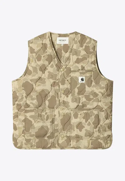 CARHARTT SKYLER QUILTED CAMO VEST