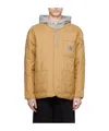 Carhartt Skyton Button Cotton-padded Suit In Brown