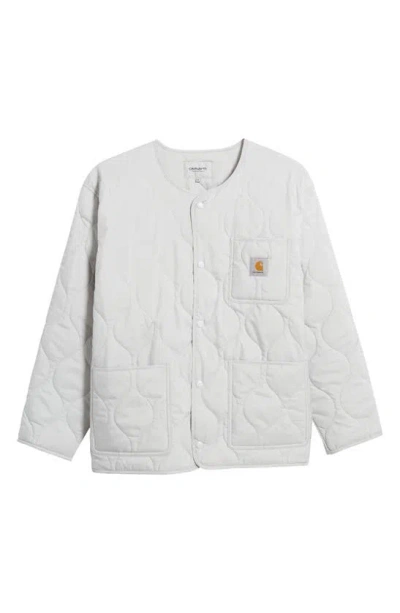 Carhartt Skyton Onion Quilted Jacket In Sonic Silver