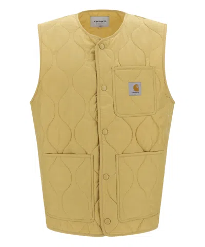 Carhartt Skyton Waistcoat In Yellow