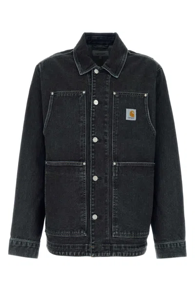 CARHARTT SLATE DENIM OG DOUBLE FRONT JACKET