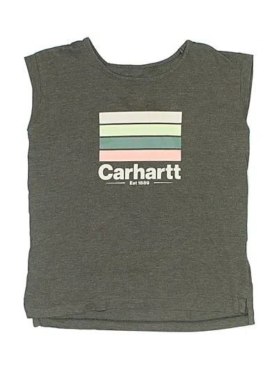Pre-owned Carhartt Kids' Sleeveless T-shirt In Gray