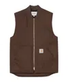 Carhartt Sleeveless Vest In Brown