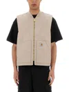 Carhartt Dearborn Canvas Classic Vest In Beige