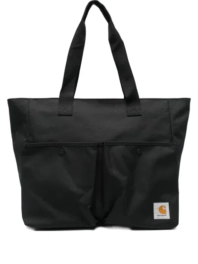 Carhartt Slip-pocket Tote Bag In Black
