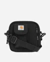Carhartt Essentials Shoulder Bag Polyester Logo Strap In Black